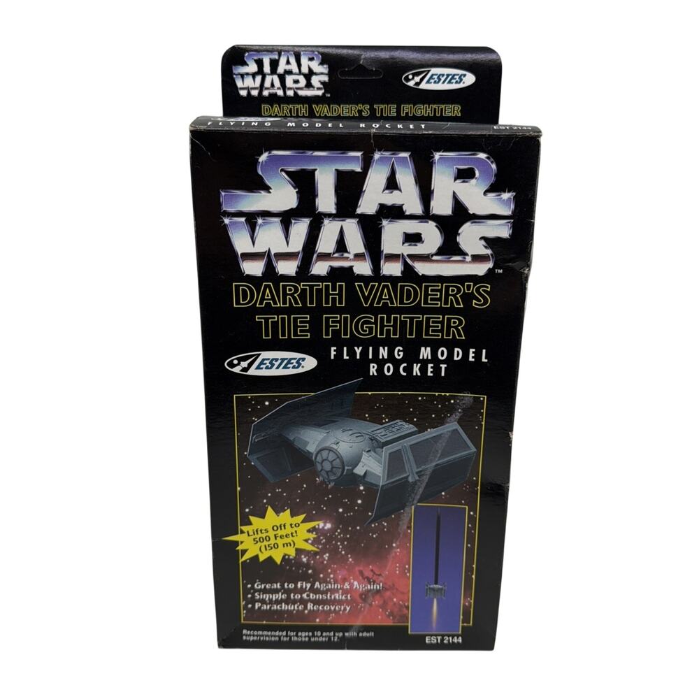 Estes Star Wars Darth Vader's TIE Fighter 2144 Flying Model Rocket Kit NIB
